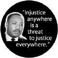 Martin Luther King Jr. QUOTE Injustice Anwhere Threat Everywhere