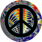button  peace sign 1960s 217