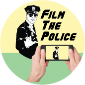 Film The Police POLITICAL BUTTON