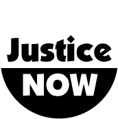 Justice NOW POLITICAL BUTTON