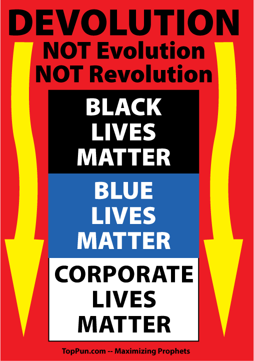 Black Lives Matter Devolution Poster