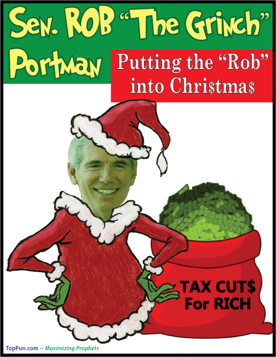 Senator Rob Portman The GRINCH Putting The ROB in Christmas