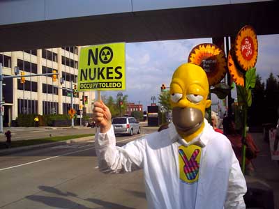 anti-nuke Homer Simpson