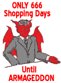 Only 666 Shopping Days Left Until Armageddon