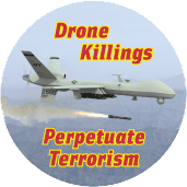 Drone Killings Perpetuate Terrorism ANTI-WAR STICKERS