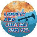 Liberty and Justice for Oil ANTI-WAR KEY CHAIN