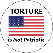 TORTURE is NOT Patriotic ANTI-WAR KEY CHAIN