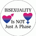 Bisexuality Is NOT Just A Phase BISEXUAL T-SHIRT