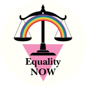 Equality NOW [Scales of Equality, Pink Triangle] LGBT EQUALITY CAP