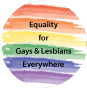 Equality for Gays & Lesbians Everywhere GAY BUMPER STICKER