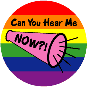 GAY - Can You Here Me Now (megaphone) POSTER