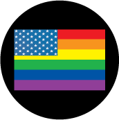 Gay Pride Flag - Stars GAY STICKERS