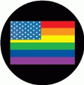 Gay Pride Flag - Stars GAY BUMPER STICKER