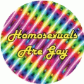 Homosexuals Are Gay GAY POSTER