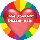 LOVE Does Not Discriminate GAY STICKERS