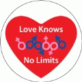 Love Knows No Limits [gender symbols, heart] GAY KEY CHAIN