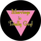 Marriage is Totally Gay GAY BUMPER STICKER
