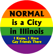 NORMAL is a City in Illinois - I Know, I Have Gay Friends There FUNNY T-SHIRT