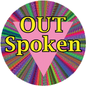 OUT Spoken GAY POSTER