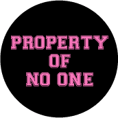 Property of No One GAY PRIDE MAGNET