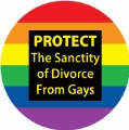 Protect The Sanctity of Divorce From Gays GAY KEY CHAIN