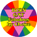 Born Gay Fabulous by Choice MAGNET