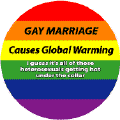 Gay Marriage Causes Global Warming - Heterosexuals hot under collar FUNNY POSTER