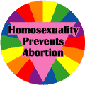 Homosexuality Prevents Abortion KEY CHAIN
