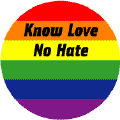 Know Love, No Hate GAY PRIDE KEY CHAIN