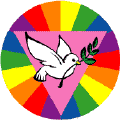 Rainbow Dove GAY PRIDE POSTER