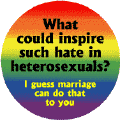 What Could Inspire Such Hate in Heterosexuals - Marriage GAY PRIDE KEY CHAIN