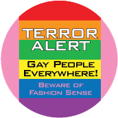 Terror Alert - Gay People Everywhere GAY T-SHIRT