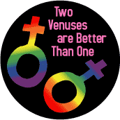 Two Venuses Are Better Than One LESBIAN PRIDE POSTER