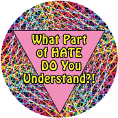 What Part Of HATE Do You Understand?! GAY POSTER