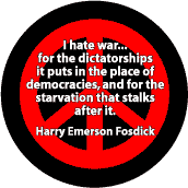ANTI-WAR QUOTE: I Hate War--POSTER
