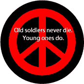 Old Soldiers Never Die--BUMPER STICKER
