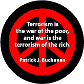 Terrorism War of Poor War Terrorism of Rich--ANTI-WAR QUOTE KEY CHAIN