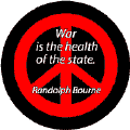 ANTI-WAR QUOTE: War is the Health of the State--PEACE SIGN POSTER