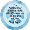 Human Race has one really effective weapon: laughter--PEACE QUOTE STICKERS