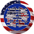 People Want Peace Government Better Get Out of Way--PEACE QUOTE CAP