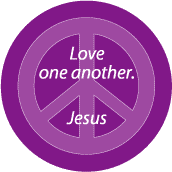 Love One Another-JESUS--BUTTON