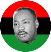 Martin Luther King, Jr. Picture with African American colors--Martin Luther King, Jr. POSTER