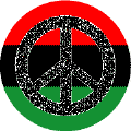 PEACE SIGN: Heavenly Peace African American Flag Colors--STICKERS