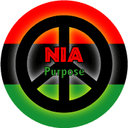 Kwanzaa Principle NIA Purpose--T-SHIRT