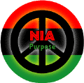 Kwanzaa Principle NIA Purpose--BUMPER STICKER
