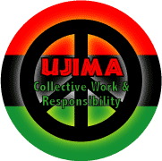 Kwanzaa Principle UJIMA Collective Work and Responsibility--KEY CHAIN