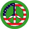 PEACE SIGN: Greenpeace USA 2 - Patriotic KEY CHAIN