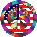 Hippie Art Peace Flag 2--COFFEE MUG