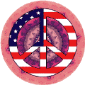 PEACE SIGN: Hippie Culture Peace Flag 4--KEY CHAIN