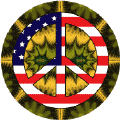 Hippie Fashion Peace Flag 8 - American Flag POSTER